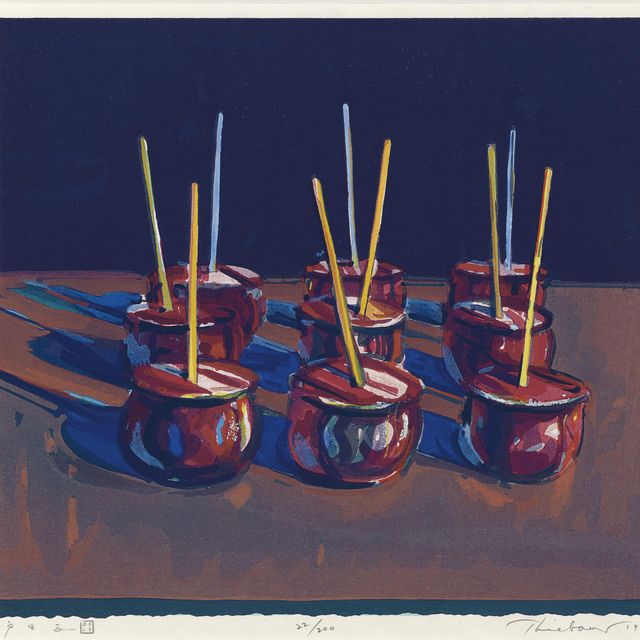 Wayne Thiebaud — Засахаренные яблоки
