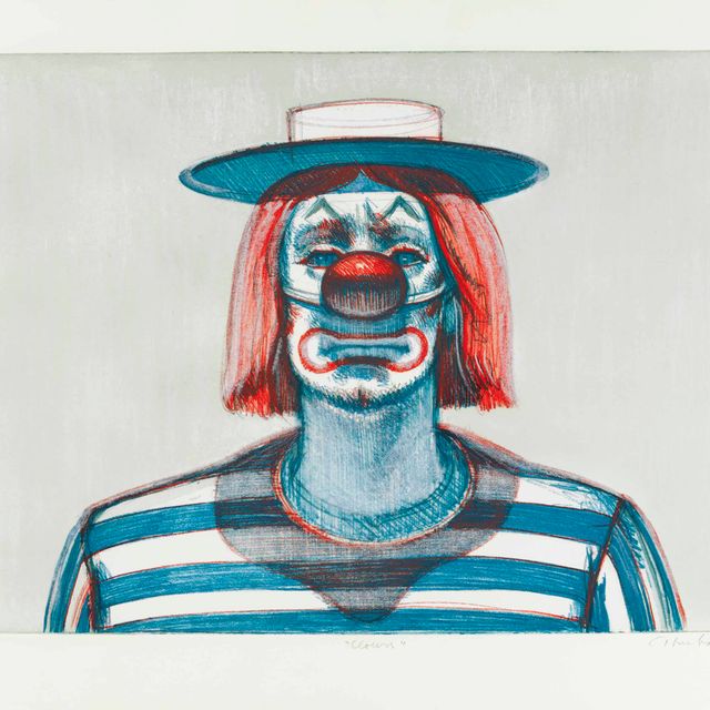 Wayne Thiebaud — Клоун, судя по недавним гравюрам, которые я