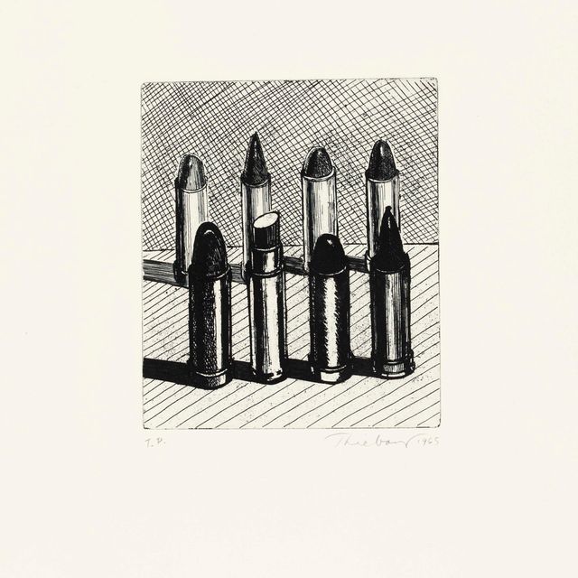 Wayne Thiebaud — Восемь помад для губ