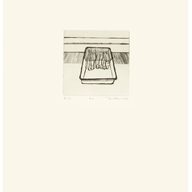 Wayne Thiebaud — Рыба, приготовленная из деликатесов