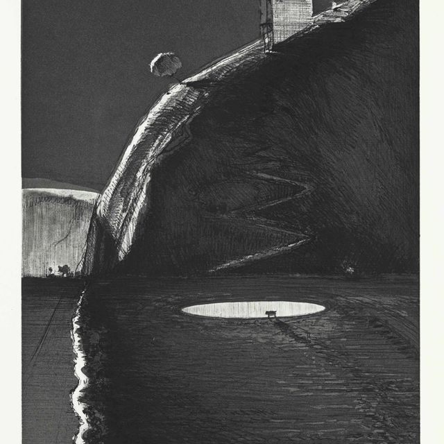Wayne Thiebaud — Ночная ферма