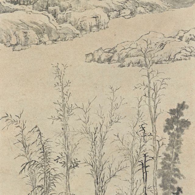 Wen Zhengming — Студия в лесу