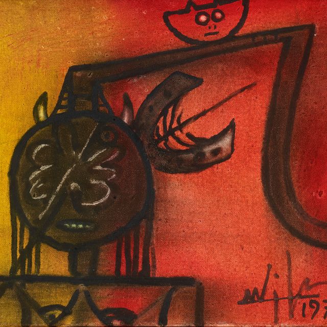 Wifredo Lam — Без названия (также известный как Идоло)