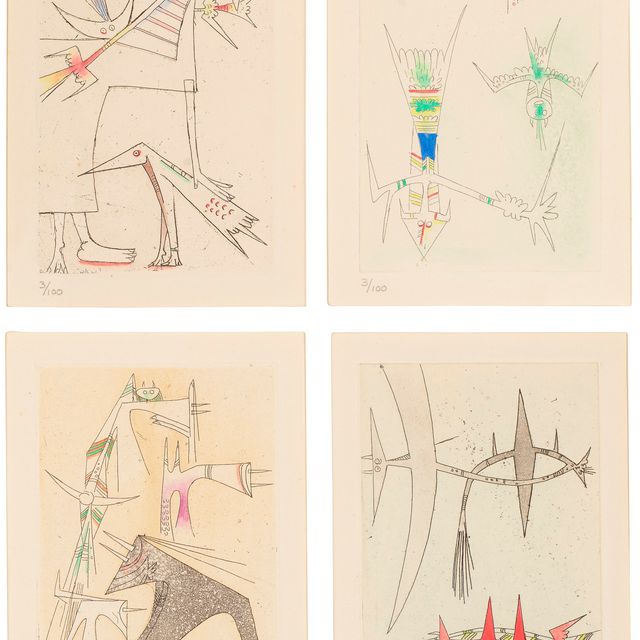 Wifredo Lam — Рене Шар, "Ремпарт де Бриндиль", Луи Бродер, Париж, 1953