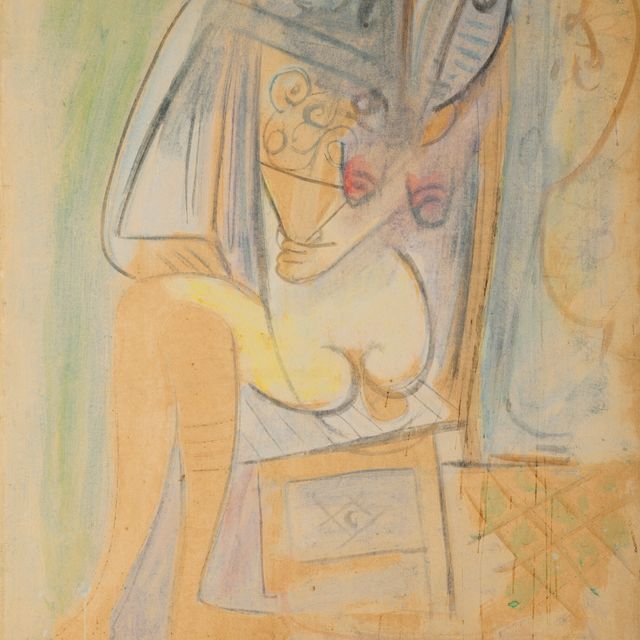Wifredo Lam — Муджер сентада