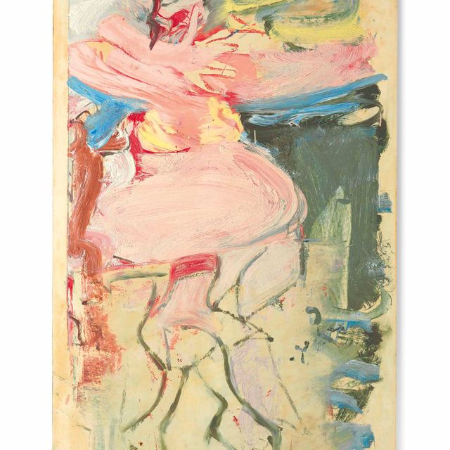 Willem de Kooning — Женщина, Поднеся руку к лицу