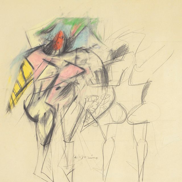 Willem de Kooning — Две женщины