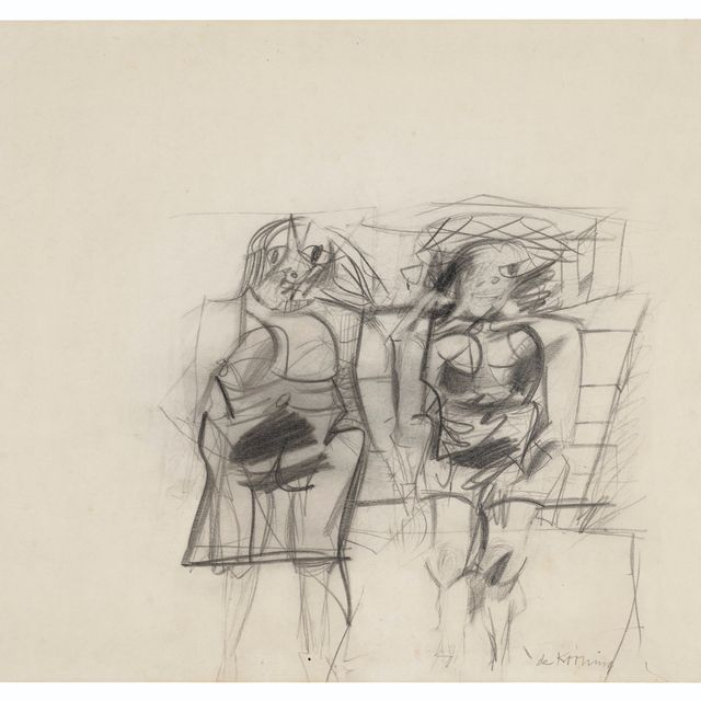 Willem de Kooning — Две женщины