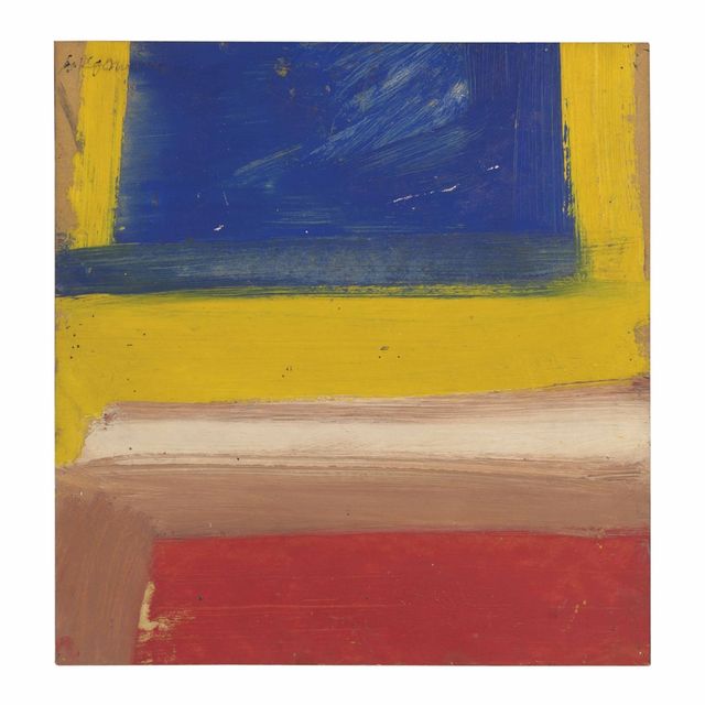 Willem de Kooning — Без названия (Композиция Красная, желтая, синяя)