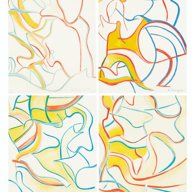 Willem de Kooning — Четырехгранные литографии