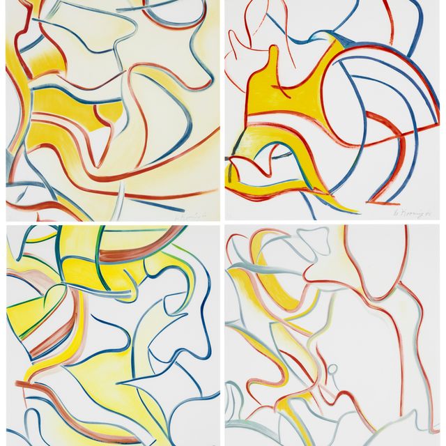 Willem de Kooning — Четырехгранные литографии