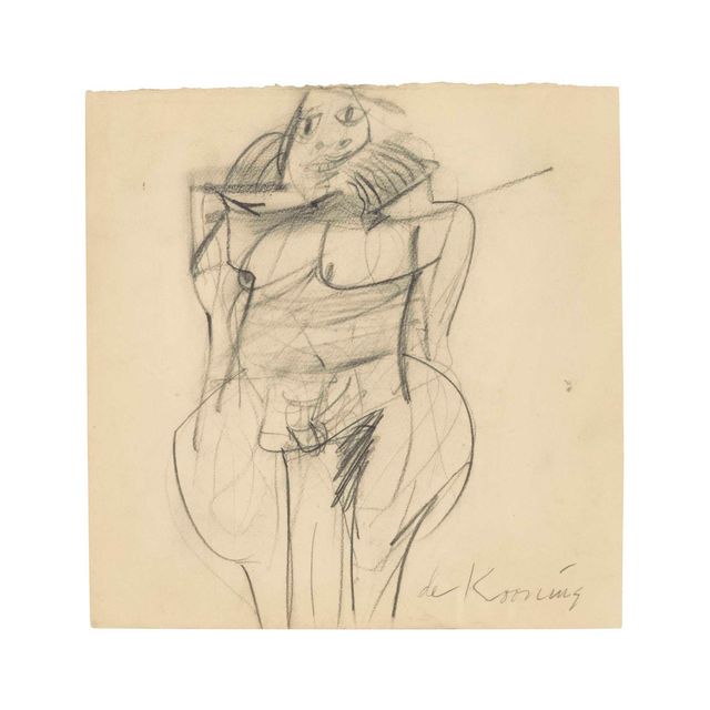 Willem de Kooning — Без названия (Женщина)