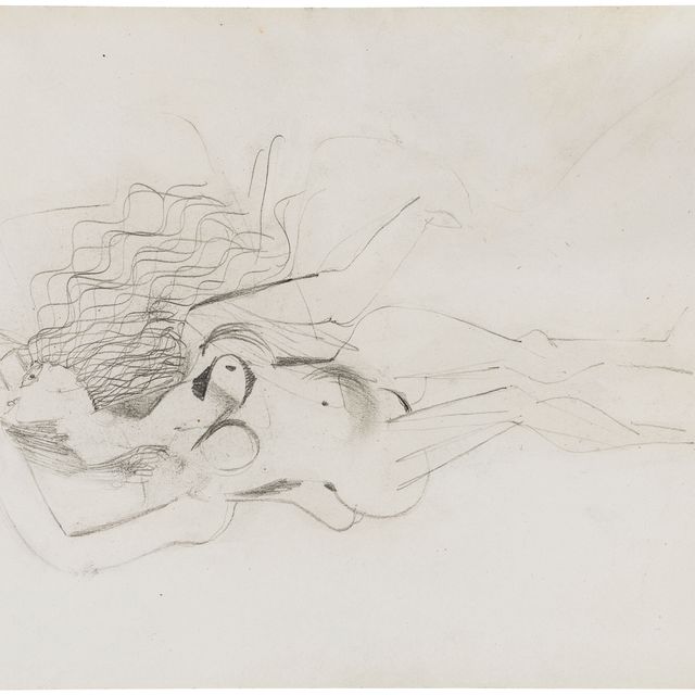 Willem de Kooning — Лежащая женщина