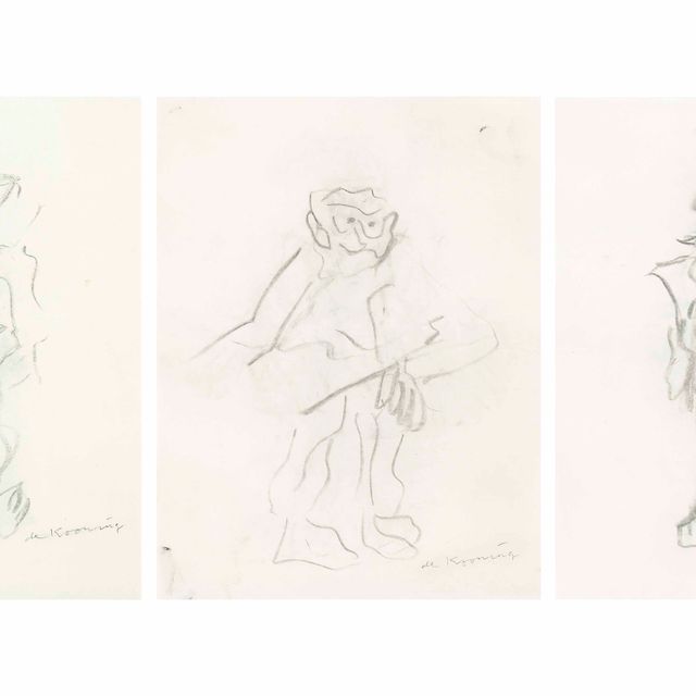 Willem de Kooning — (i)-(iii) Без названия