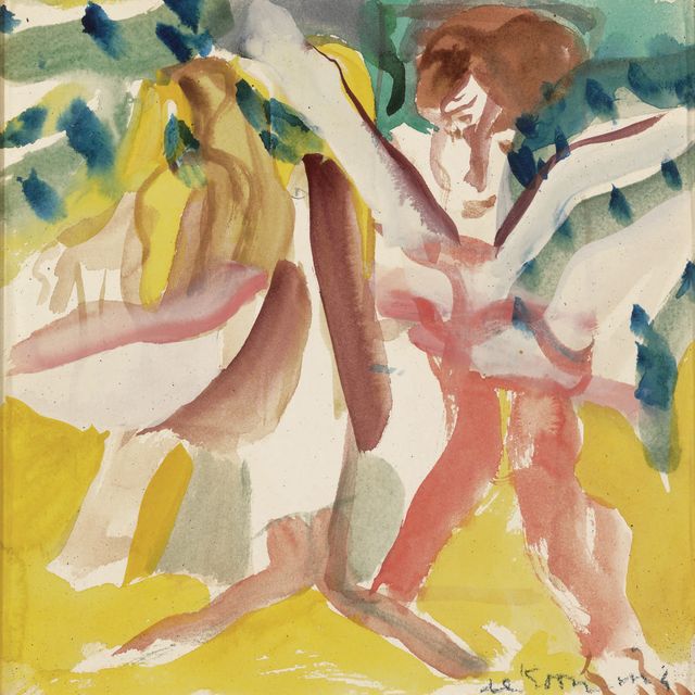Willem de Kooning — Две фигуры