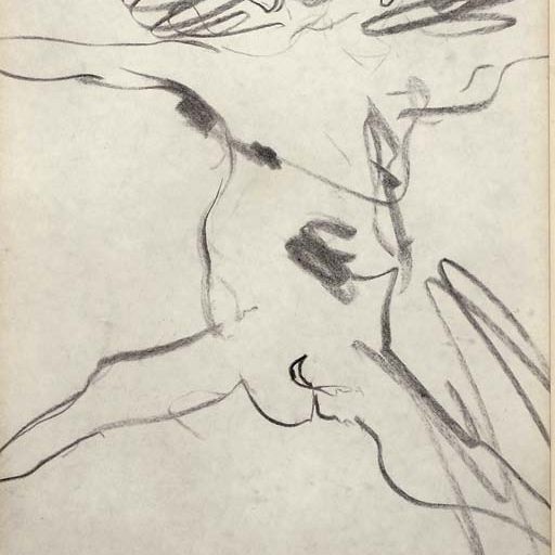 Willem de Kooning — Без названия (Обнаженная)