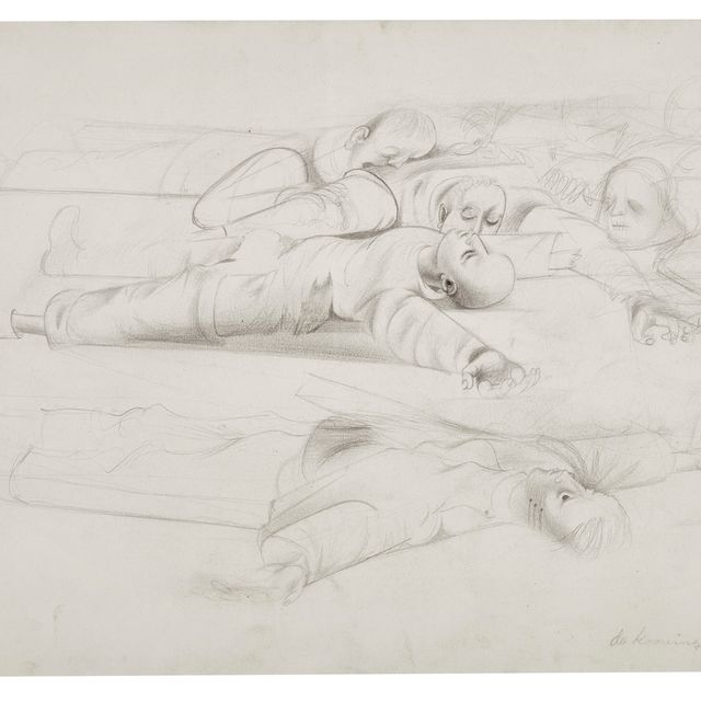 Willem de Kooning — Без названия (Сцена резни)
