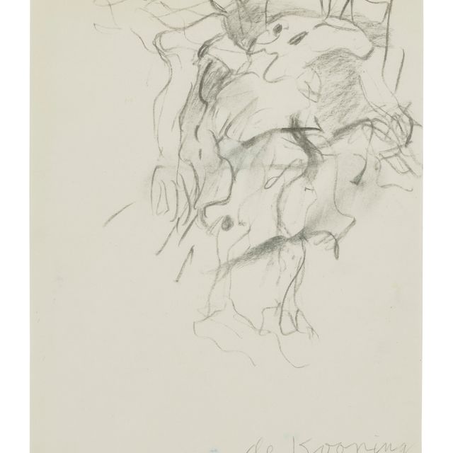 Willem de Kooning — Без названия (Плавающая фигура)