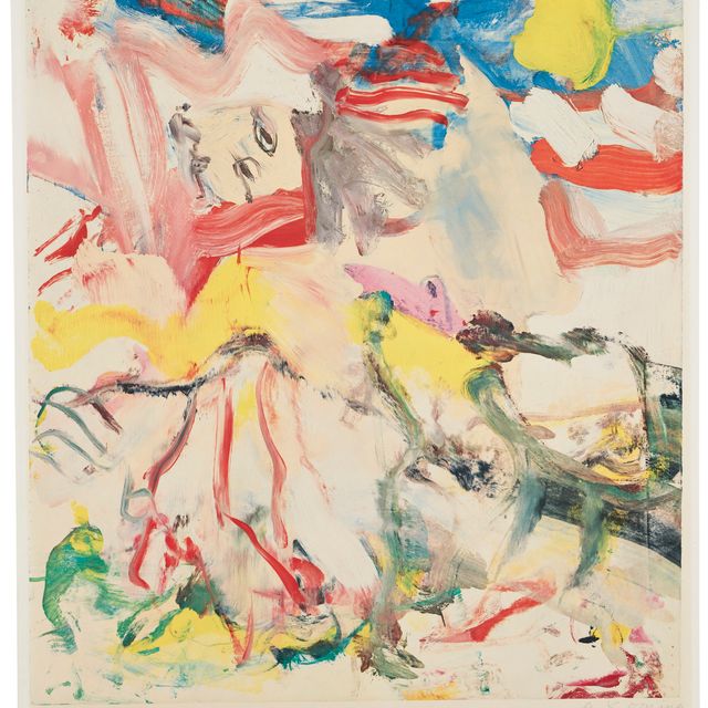 Willem de Kooning — Фигуры в пейзаже VI