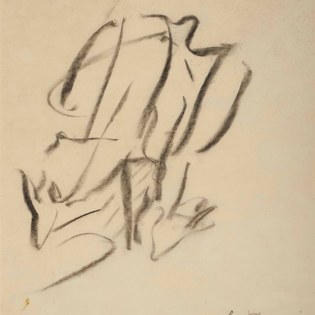 Willem de Kooning — Без названия (Идущая женщина)