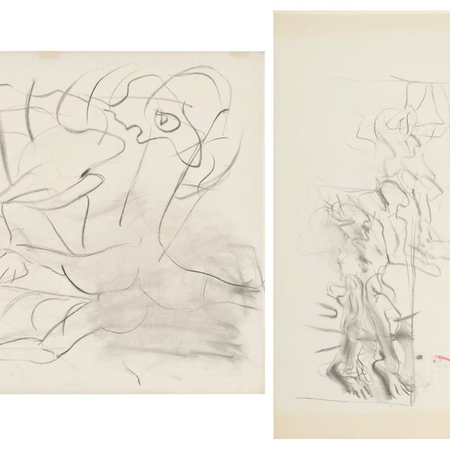 Willem de Kooning — Без названия [Две работы]
