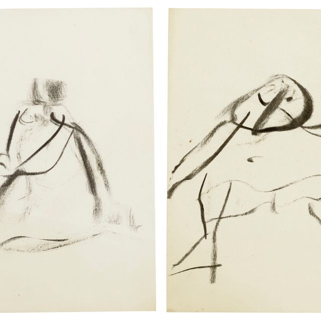 Willem de Kooning — Два рисунка без названия