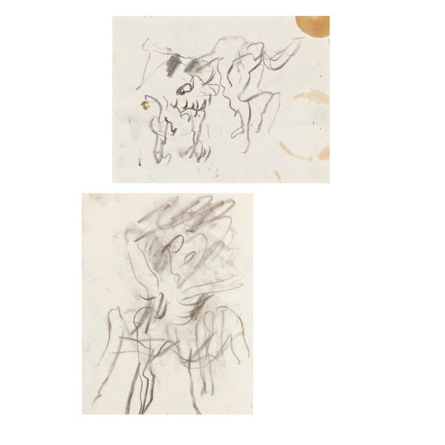 Willem de Kooning — Без названия (Две работы)