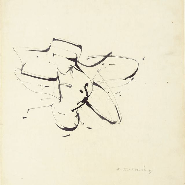 Willem de Kooning — Рисунок тушью №4