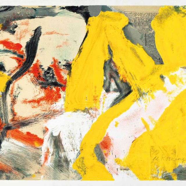 Willem de Kooning — Мужчина и Крупная блондинка
