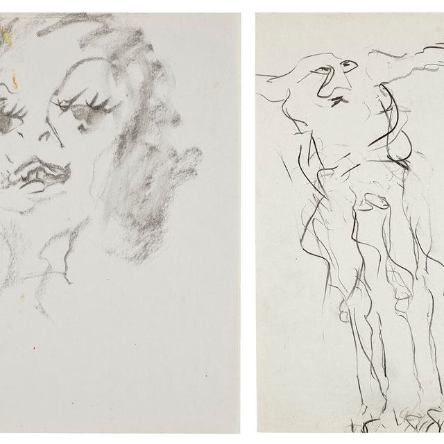 Willem de Kooning — Без названия; Без названия [Две работы]