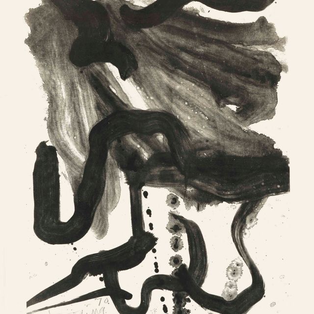 Willem de Kooning — Женщина в корсете и с длинными волосами