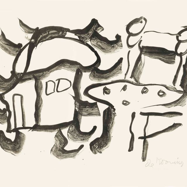 Willem de Kooning — Стол и стул
