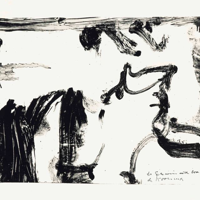 Willem de Kooning — Без названия (Лито №8)