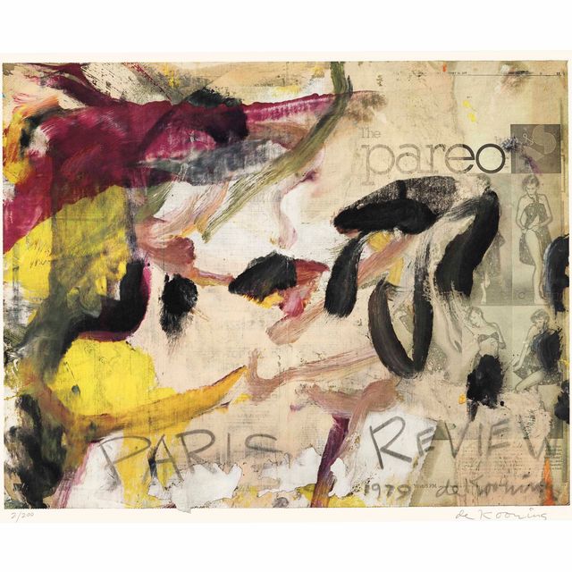 Willem de Kooning — Афиша для Парижского обозрения