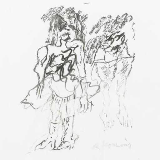Willem de Kooning — Две женщины