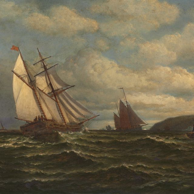 William Bradford — Рыбацкие лодки у Северного мыса