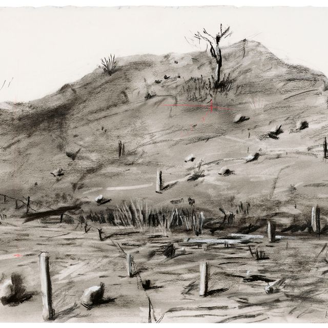 William Kentridge — Без названия (Голгофа)
