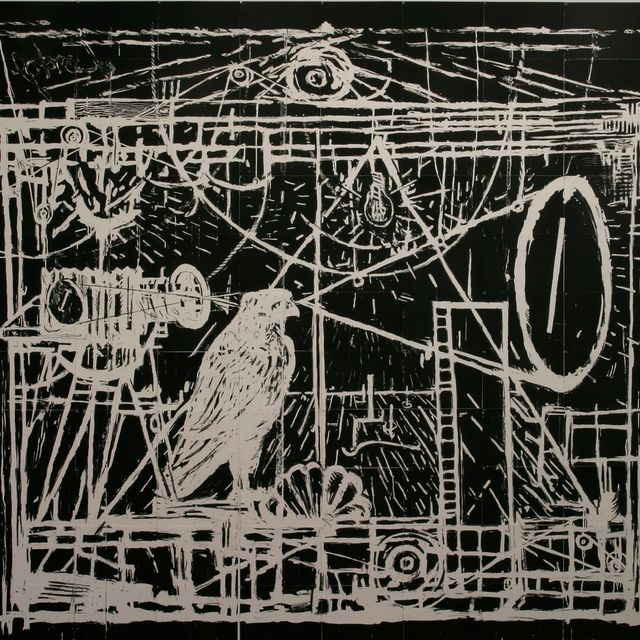 William Kentridge — Обучение игре на флейте (реверс)