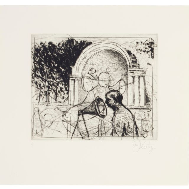 William Kentridge — Untitled (Central Park Bandshell)