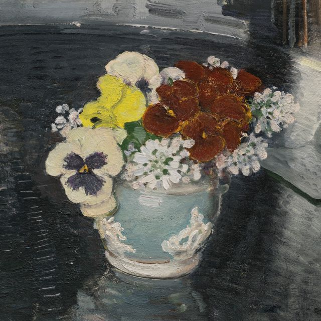 William Nicholson — Анютины глазки и другие цветы