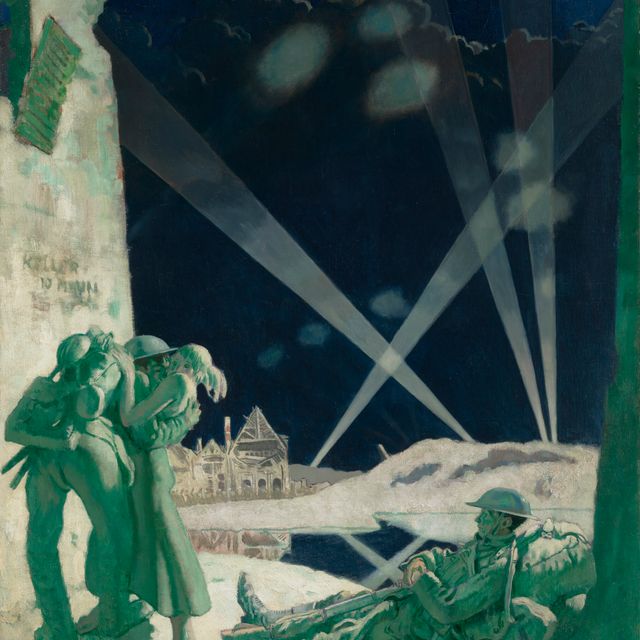 William Orpen — Смена заготовок, Пикардия