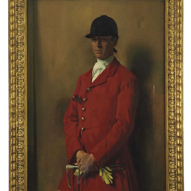 William Orpen — Портрет капитана Маршалла Робертса, мастера Саут-Ноттс-фоксхаундов