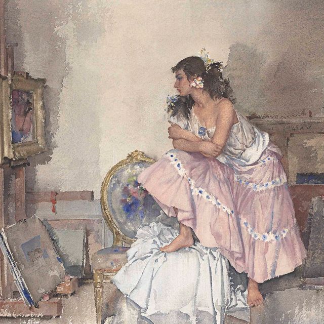 William Russell Flint — Модель и критик