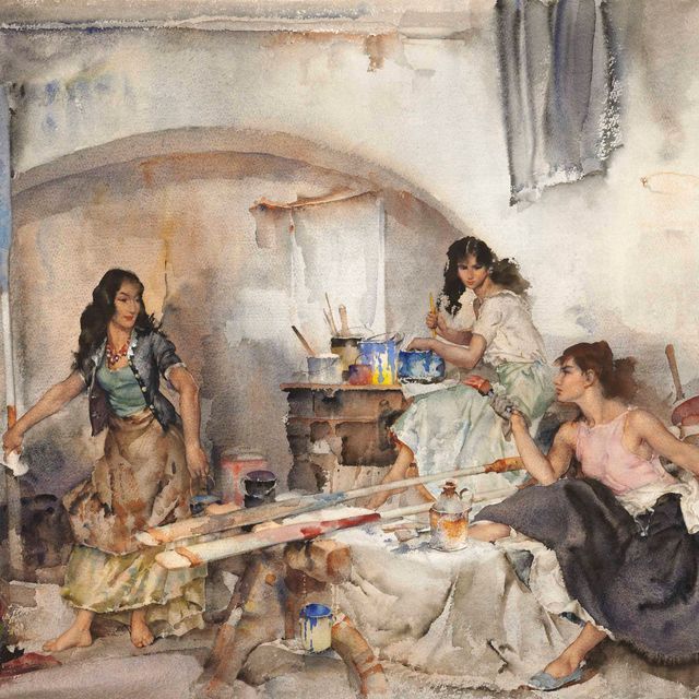 William Russell Flint — Вопрос цвета