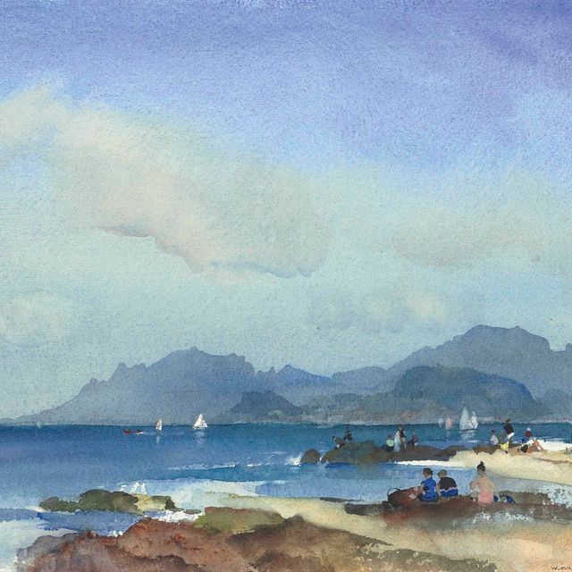 William Russell Flint — За пределами Палм-Бич, Канны
