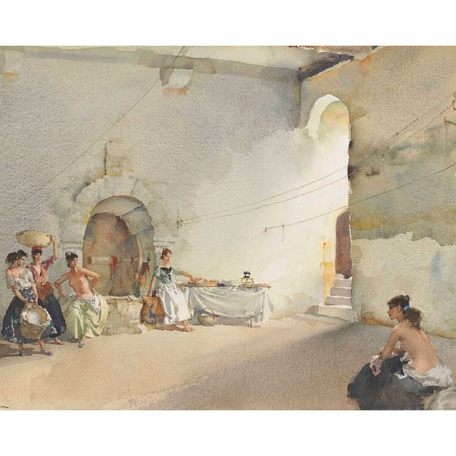 William Russell Flint — Четверо против Одного