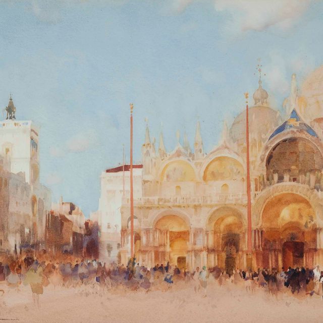 William Russell Flint — Собор Святого Марка, Венеция