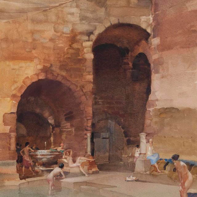 William Russell Flint — Кружок фрейлин, или псевдоклассический каприз
