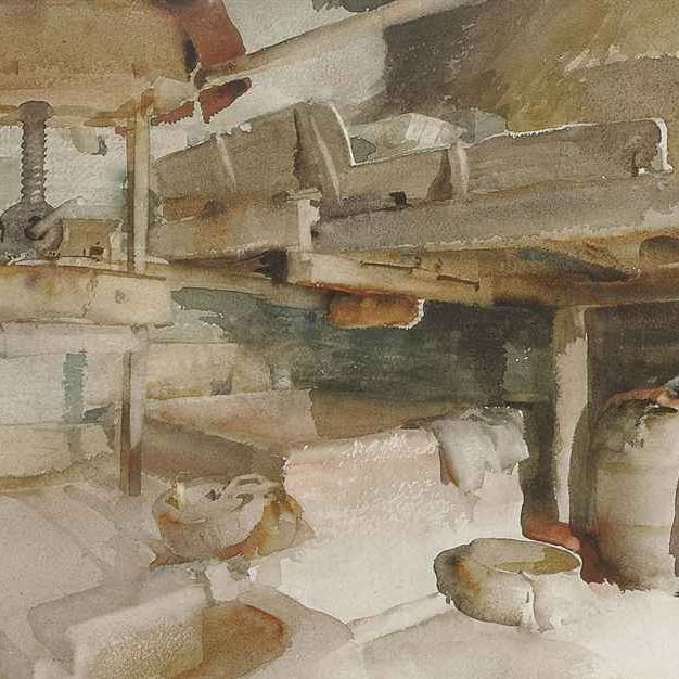 William Russell Flint — Пресс для производства сидра, Херефорд, Южный Девон