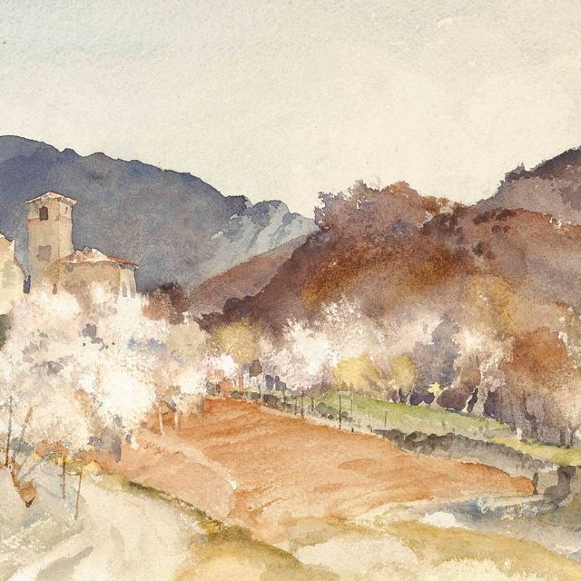 William Russell Flint — Время цветения в Vannavey's, недалеко от Крест, Дром, Франция